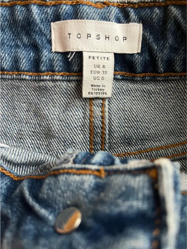 Topshop Denim Mini Skirt - Image 5