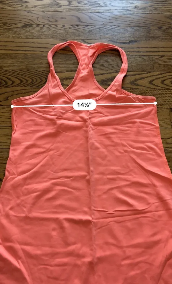 Lululemon Racerback Tank Scoop Neck Peach Pink - Image 6