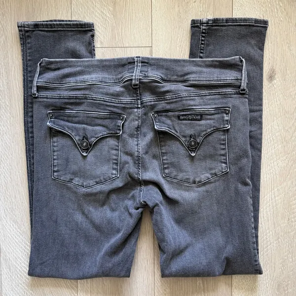 Hudson Collin Skinny Denim Jean's Women's 29 Black - Image 7
