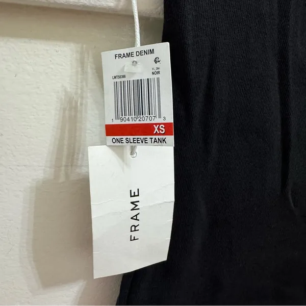 Frame Black Asymmetrical Off the Shoulder Top (XS) - Image 3
