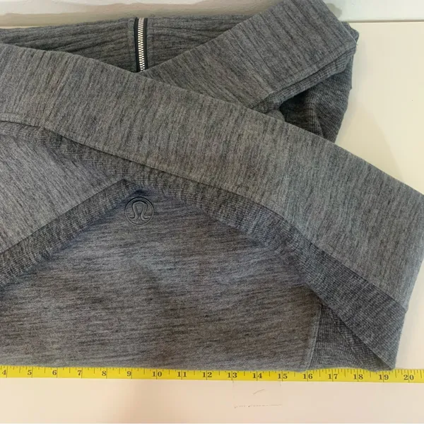 Lululemon Radiant Jacket Woman Sz 8‎ Heather Gray Sporty Workout Gym Athleisure - Image 6