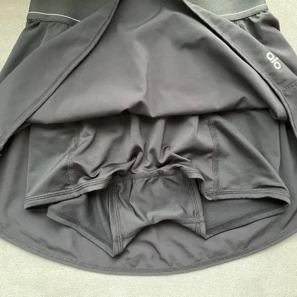 Alo Yoga Match Point Tennis Skirt Black XXS - Image 5
