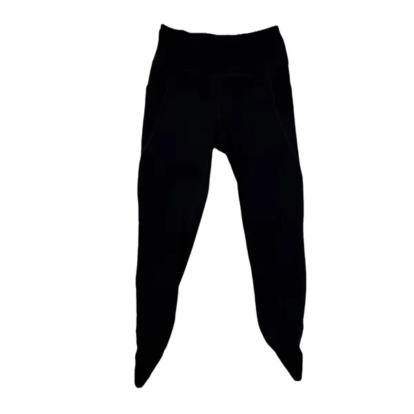 Free People FP Movement Wave Rider Leggings Black High Rise‎ Crop Pockets S - Image 3
