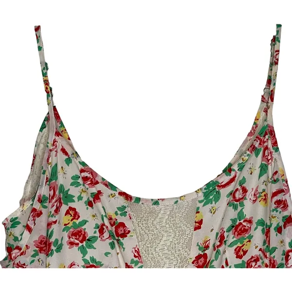 Altard State Cold Shoulder‎ Floral Boho Mesh Lace Flowy Tunic Top Small Women - Image 2