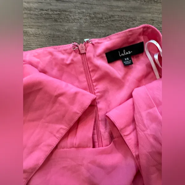 Lulu's Pink Halter Midi Dress - Image 13