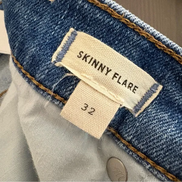Madewell Skinny Flare Jeans‎ Women’s 32 Medium Wash Stretch High Rise - Image 10