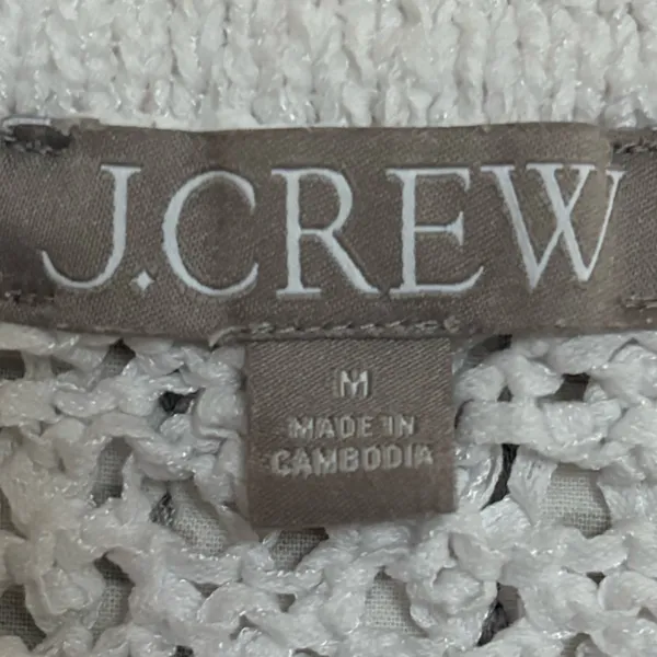 J. Crew White‎ Crochet Camisole - Image 3