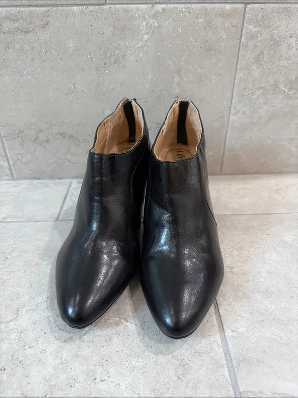 LifeStride NWOT Georgia Soft System black zip back boots size 6.5W flex soles - Image 3