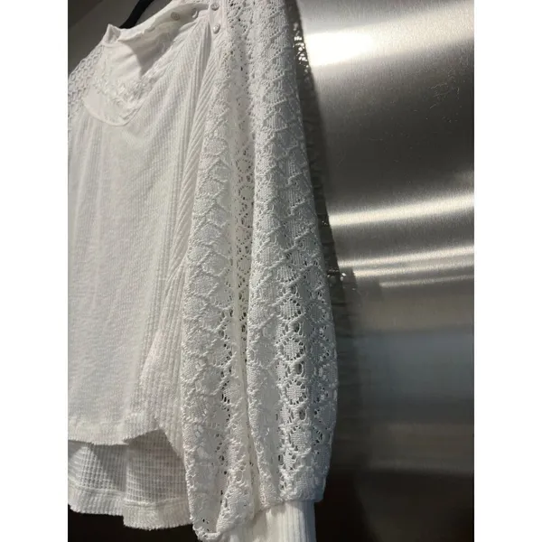 Free People Sweetest Thing Thermal Top Size small‎ - Image 4