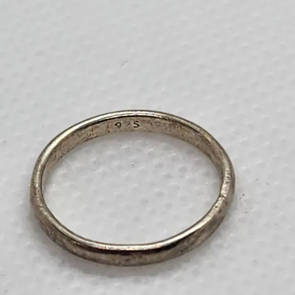 Sterling Silver Plain Band Ring (2) - Image 4