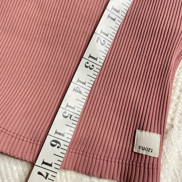 Vuori Rib Crop Tank Size XS - Image 7