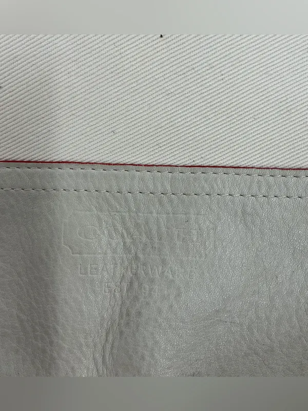 Coach Cream and Light Gray Shoulder Bag with Chain Strap D19 - Image 2