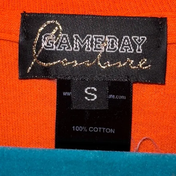 OKC Thunder GameDay Couture Long Sleeve Shirt S Orange NBA Basketball - Image 3