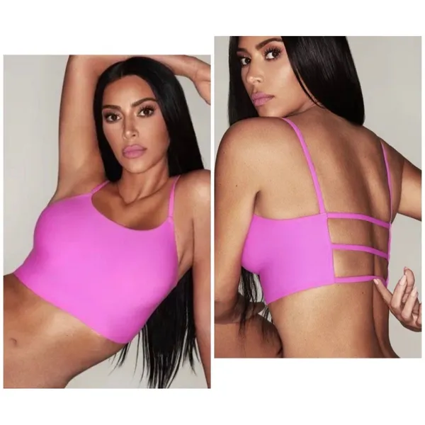 Skims Fits Everybody Strappy Back Cami Green Highlighter Size XXS - Image 8