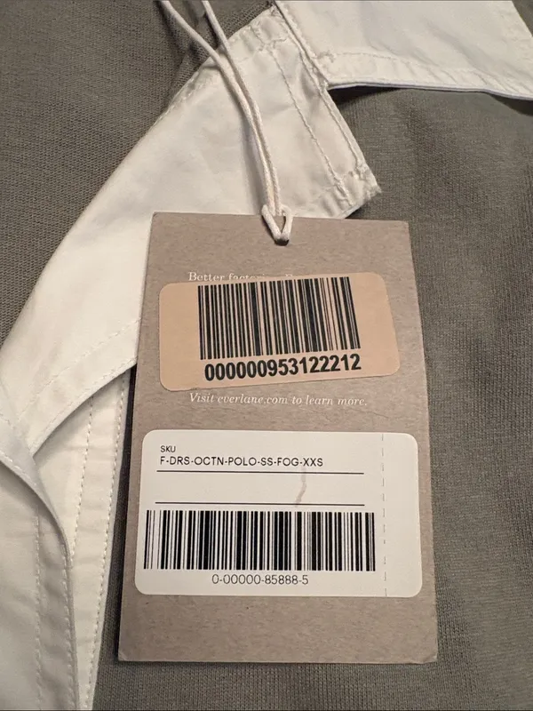 Everlane Women’s short sleeve organic cotton Polo dress sage green Size XXS NWT - Image 10