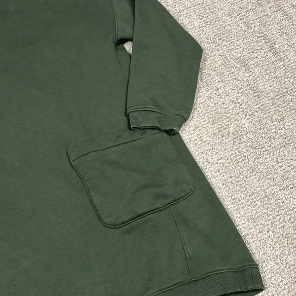 Pomander Place TuckerNuck Porter Sweatshirt Dress Womens Small Green Pockets - Image 4