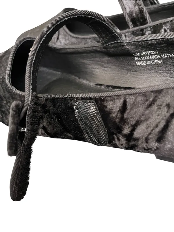 C Comfort Est 1946 Velvet Mary Jane Ballet Flats in Black - Image 4