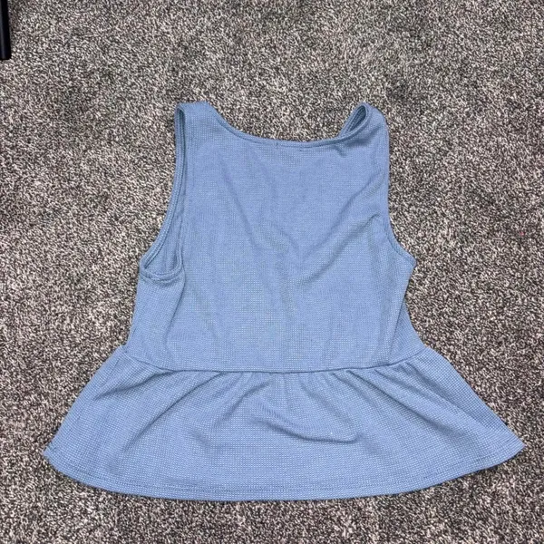 LE LIS BOUTIQUE tank top blue size Medium - Image 2