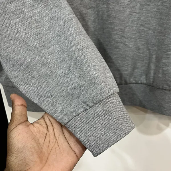 New Look Peter Pan Collar Women’s Gray Sweatshirt Size Medium Coquette Twee - Image 3