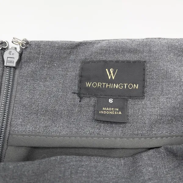Worthington Women Skirt 6 Business‎ Professional Pencil Academia Office Stretch - Image 6