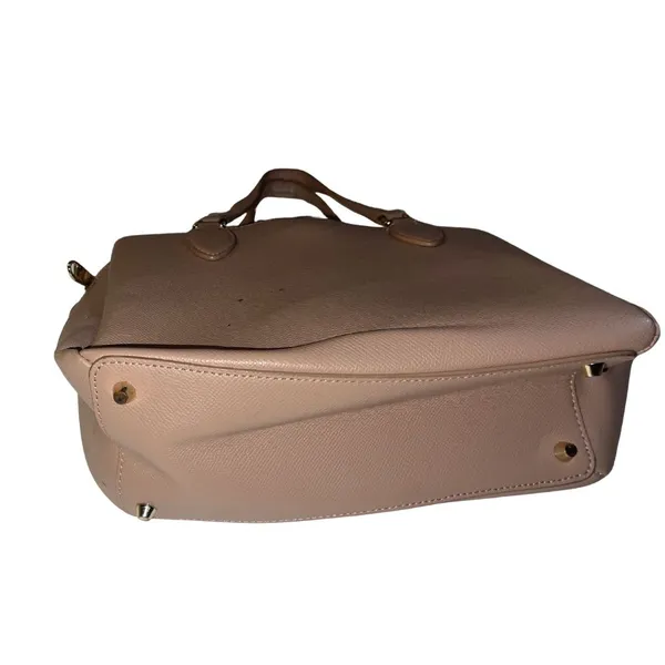 Furla Small Satchel Grain Leather Top Handle Multiple Compartments Classic Chic - Image 4
