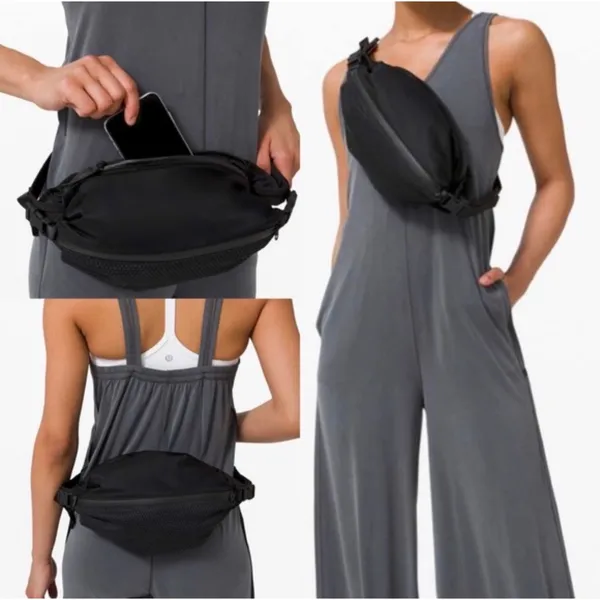 Lululemon All Hours Belt‎ Bag Crossbody Fanny Backpack 4.5L Black Color - Image 2