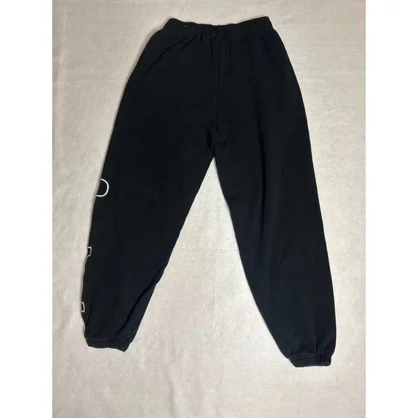 PINK Victoria's‎ Secret Embroidered Logo Sweatpants Black XS GUC - Image 3