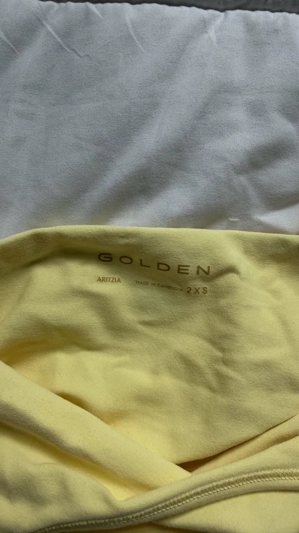 Golden Aritzia Butter Top - Image 3