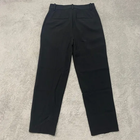 Madewell Pants Womens 4 Black The Fairbanks Mid Rise Office‎ Minimal NO085 - Image 12