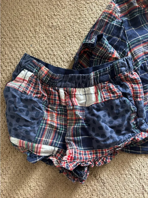 Aerie Pajama Set Plaid Two-Piece - Image 2