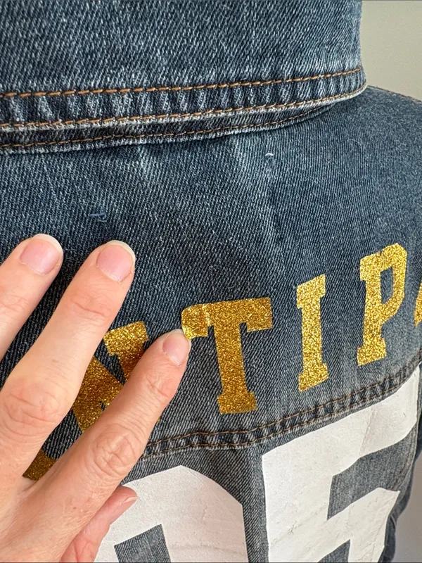 Tiny Turnip Arizona Diamondbacks Denim Jacket Baseball Size Large Blue - Image 4