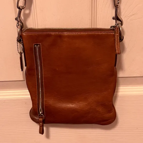 Coach Brown Leather Purse - Image 3