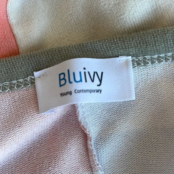 Bluivy Striped Swing Laid Back California Style Multi-Color Tank sz L - Image 6