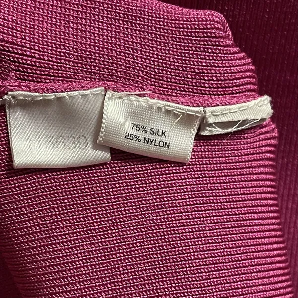 Ann Taylor | Pink Silk Blend Knit Tank | Large - Image 5