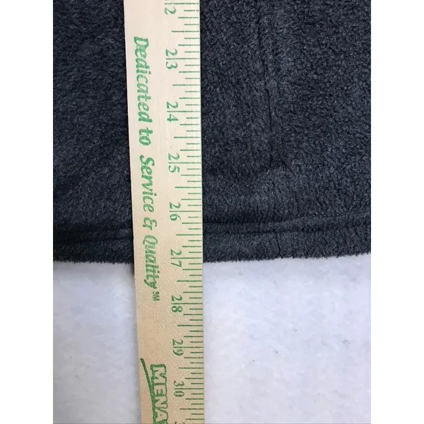 Columbia Womens Fleece Vest Charcoal Gray Full Zip Mock Neck Plus Size 1X‎ - Image 8