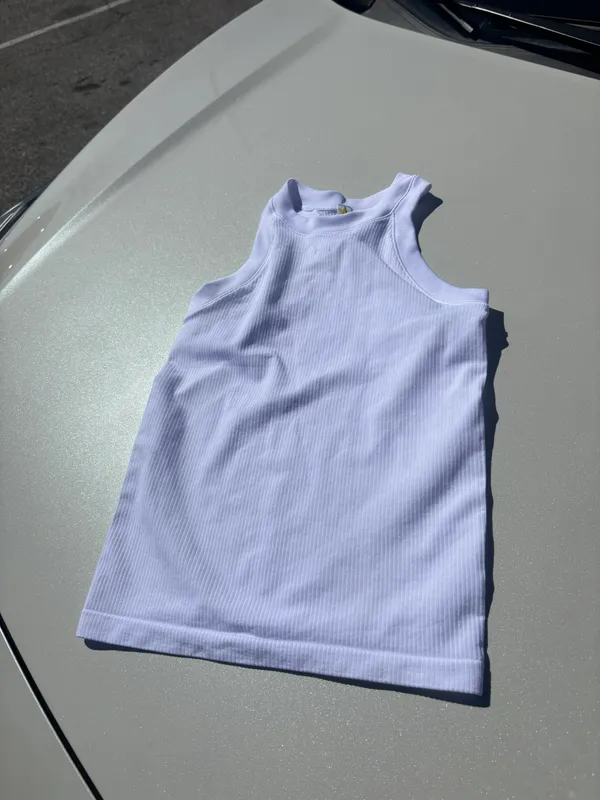 Athleta NWT   White Tank Razorback XS - Image 10