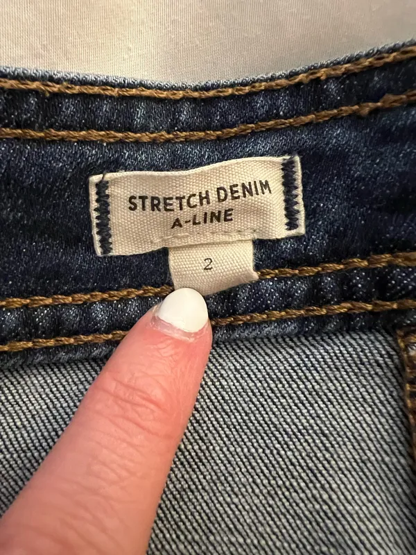 Madewell Denim A-Line Skirt - Image 6