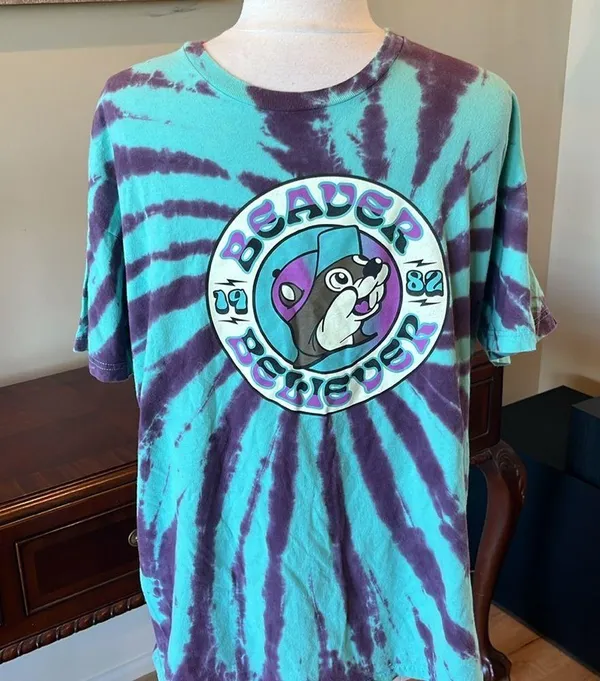BUC- EES Tie-Dye Beaver Believer T-Shirt - Image 3