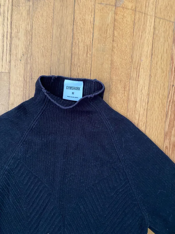 Gymshark black long sleeve Mockneck - Image 2