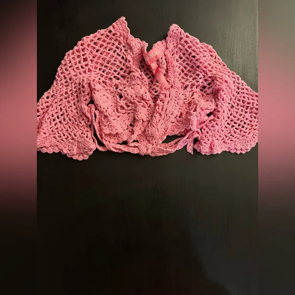 Dollskill DREAM AWAY CROCHET WRAP TOP - Image 2