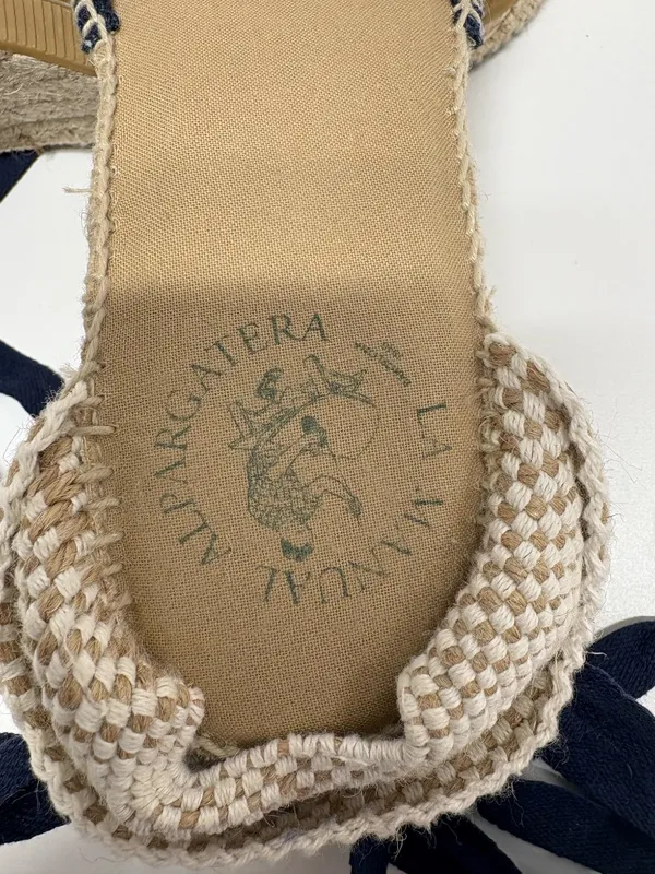 Alpargatera La Manual - Blue Espadrilles‎ With Jute Wedge - Size 37 (6.5 US) - Image 12