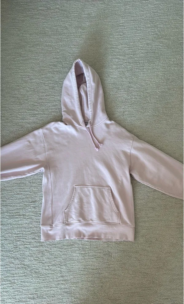 Aritzia TNA Cozy Fleece Boyfriend Hoodie Pink - Image 2