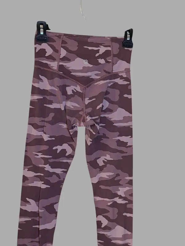 Athleta Girls' Plum Camo High-Rise Leggings - Image 6