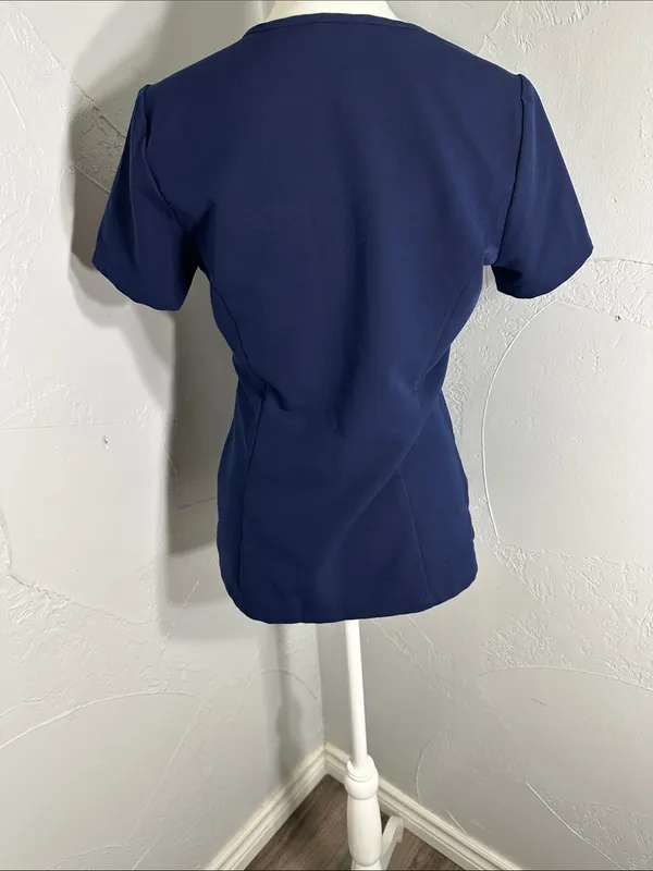 Figs Women’s Navy V-Neck Medical Top - Image 7