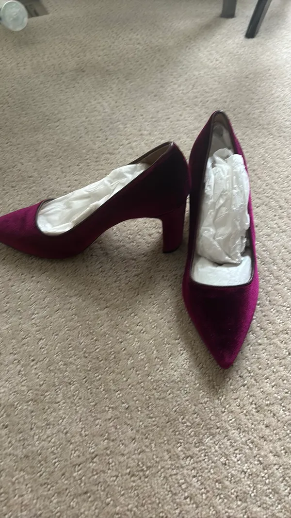 Dee Keller Heels Purple Size 8 - Image 3