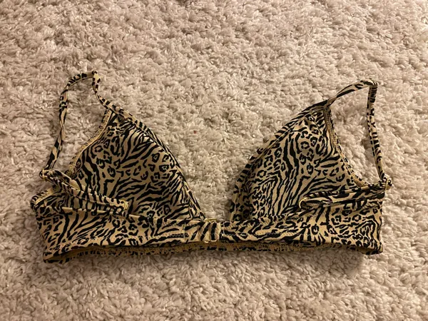 Animal Print Bikini Top - Image 2