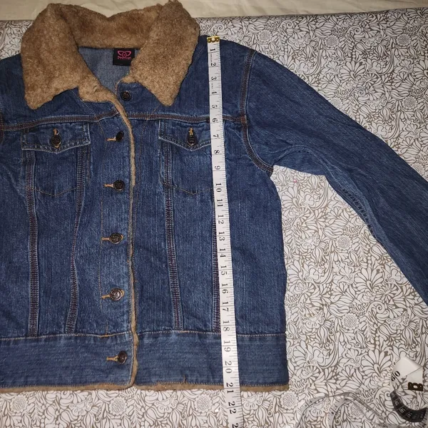 ezekiel Women's Blue Jean Jacket Size L 100% Cotton Size L. In Good Condition - Image 4