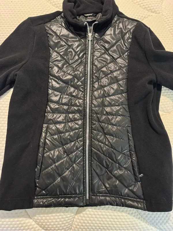 ZeroXposur Quilted Front Puffer Jacket with fleece sleeves - Image 4