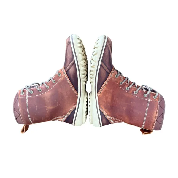 LL Bean‎ Tek 2.5 Leather Duck Boots Brown Waterproof Lace Up Women SiE 7.5 - Image 4