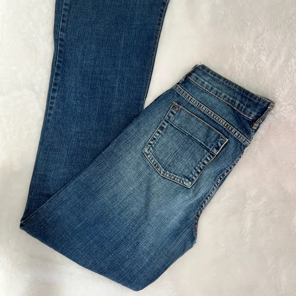 Bitten by Sarah Jessica Parker Blue Flare Wide Leg Jeans - Image 8
